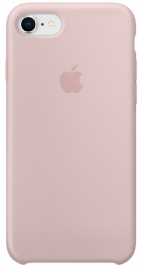 Чехол Silicone Case для iPhone 7/8 светло-розовый в Тюмени